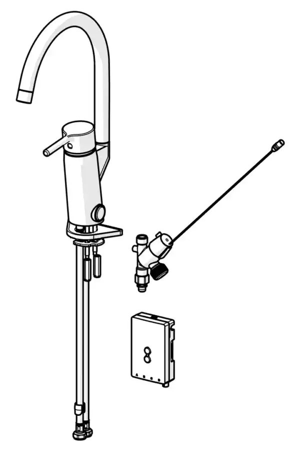Oras Optima 2839FN hana Oras Optima 2839FN keittiöhana, moderni ja kestävä.