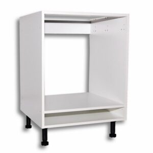 Alauunikaappi - moderni keittiökaappi Valkoinen alauunikaappi keittiöön, säilytystilaa ja tyylikäs muotoilu.