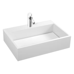 Modico 600 allas, tason asennettava, moderni ja tilava pesuallas.