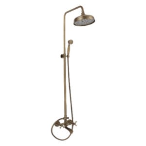 Sadesuihku pronssinvärisenä, moderni ja tyylikäs kylpyhuoneeseen.