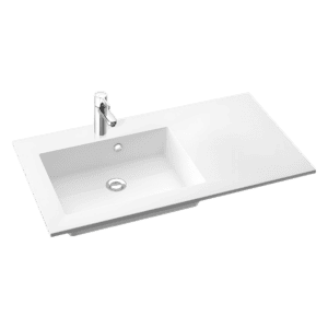 Vasen Tristan 900 valumarmoriallas, modern ja tyylikäs kylpyhuoneen pesuallas.