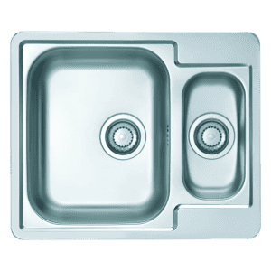 Kohden 50+ 1,5-altainen keittiöallas Keittiöallas, 50+ 1,5-altainen, ruostumaton teräs, moderni design.