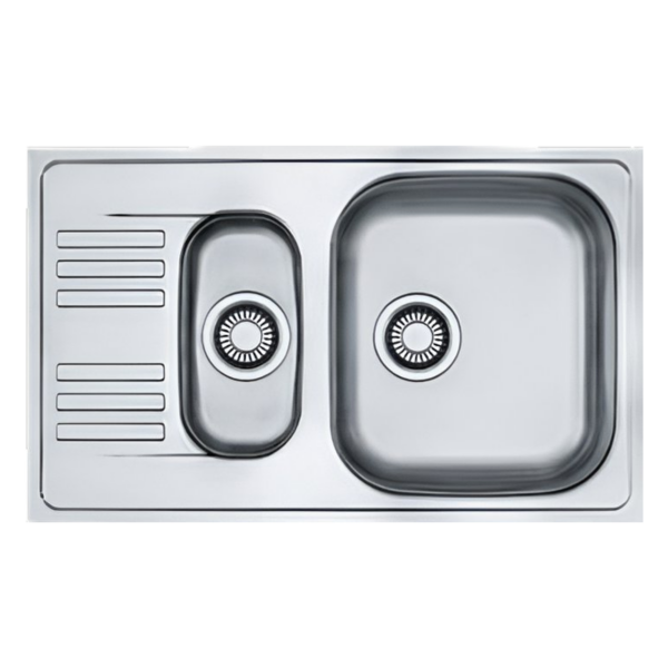 Franke EUROFORM EFX 651 allas, ruostumattomasta teräksestä, keittiön allas.