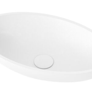 Valumarmoriallas, moderni ja minimalistinen, valkoinen.