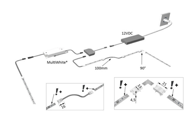 LED-valonauhasetti Versa 160