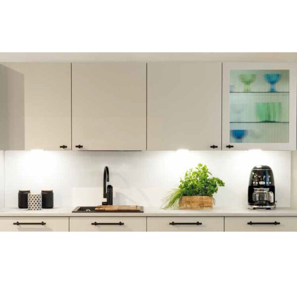 Basic R2 Sileä taupe kalusteovi