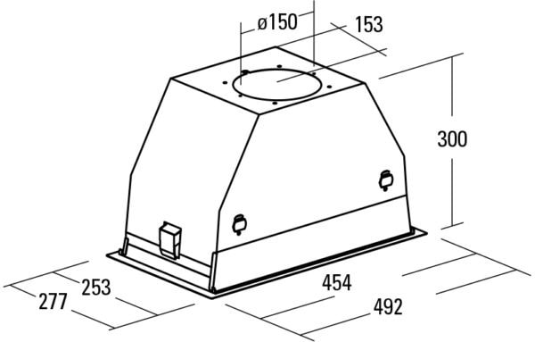 images GC DUAL A 45 Valkoinen liesituuletin