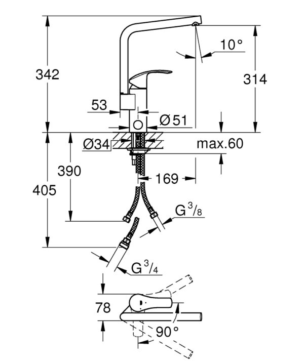 Grohe Eurosmart L APK Keittiöhana