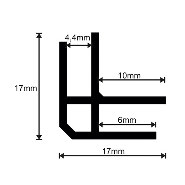 images Kulmaprofiili Aluco levyille, useita sävyjä