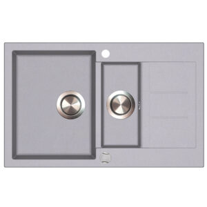 Kiwi 1,5-altainen komposiittiallas harmaa