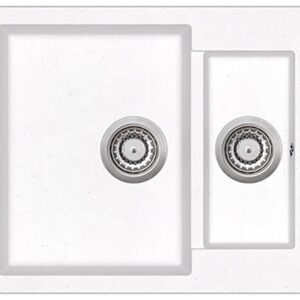 Teno 580x500 valkoinen komposiittiallas