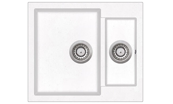 Teno 580x500 valkoinen komposiittiallas