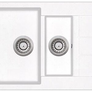 Teno 800x500 valkoinen komposiittiallas