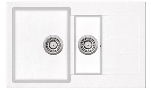 Teno 800x500 valkoinen komposiittiallas