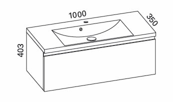 images Aava 1000 allaskaappi + allas
