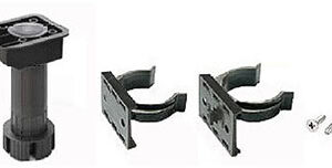 Sokkelijalkasarja 150 mm ruuvi