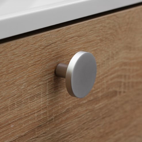 Caro nuppi 38mm mattakromi