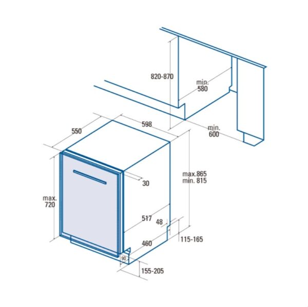 images Cata Astianpesukone LVI61014, integroitava 60cm