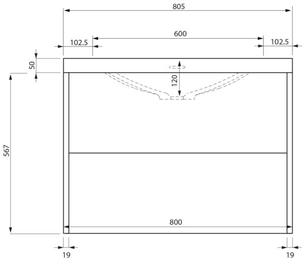 images Aalto Plus color musta 800 kylpyhuoneryhmä