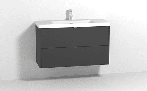 Aalto Plus color musta 1000 kylpyhuoneryhmä