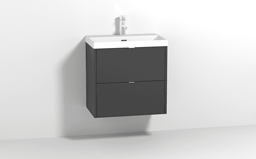 Aalto Plus color musta 600 kylpyhuoneryhmä