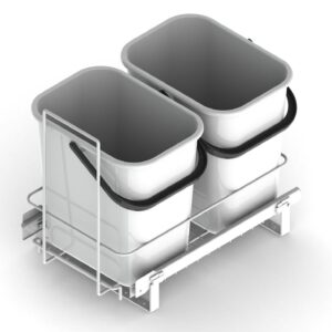 images Jätevaunu valkoinen + 2 sankoa LM 65/2