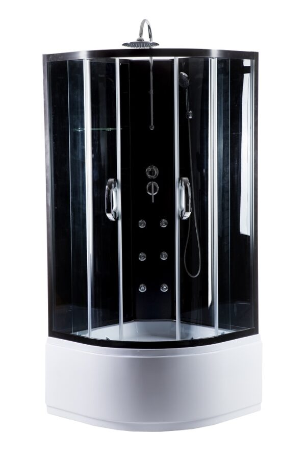 Hierova suihkukaappi Harma, 28DK0P4 90x90x230cm; korkea allas