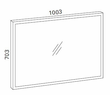 images EVO 100x70 valopeili