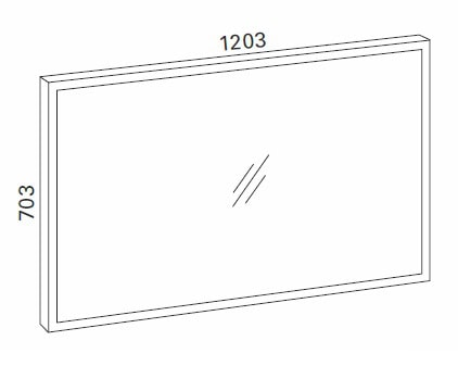 images EVO 120x70 valopeili