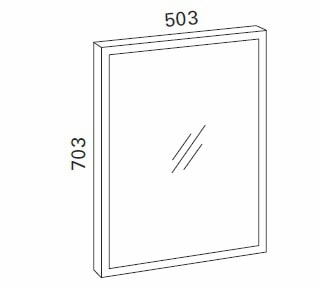 images EVO 50x70 valopeili