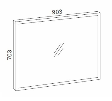 images EVO 90x70 valopeili
