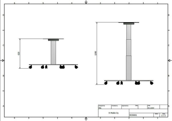 Sähköpöytä Easy DL12