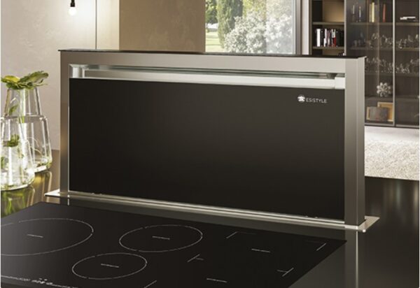 images Esistyle Eclipse 1200 liesituuletin, Musta lasi/RST