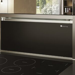 Esistyle Eclipse 600 liesituuletin, Musta lasi/RST