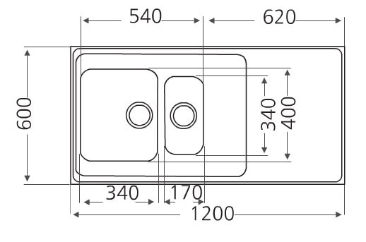 Stala Seitsikko F1200 pesupöytä