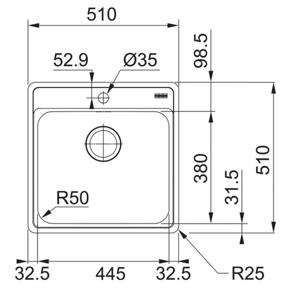 Franke Bell allas hanalipalla