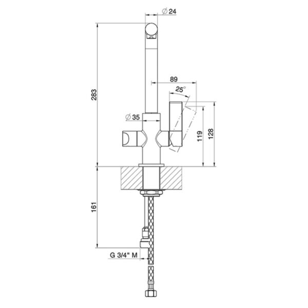 Franke Neptune keittiöhana, RST look