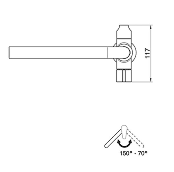 Franke Neptune keittiöhana, RST look
