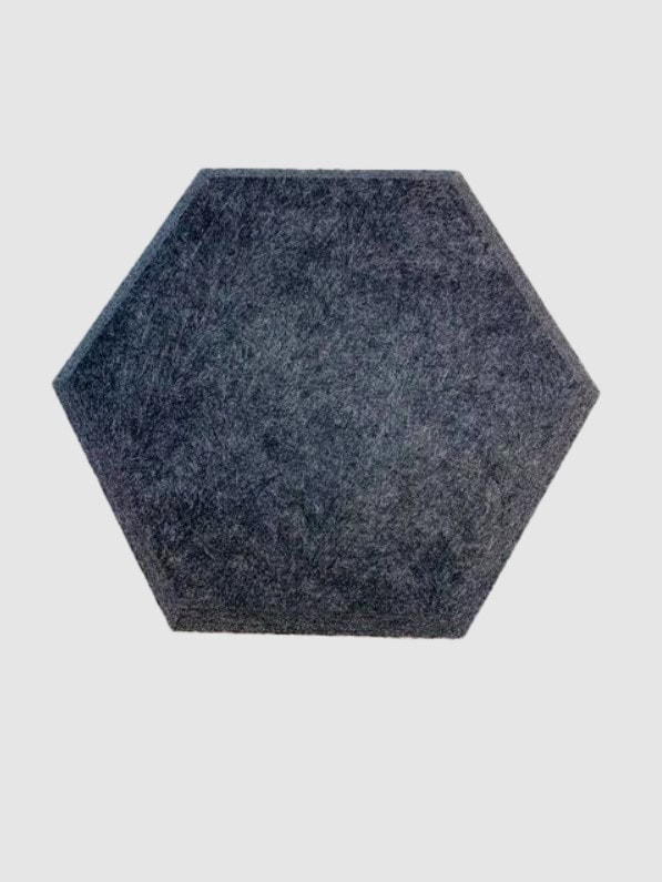 Hexagon akustiikkalevyt, tumma harmaa
