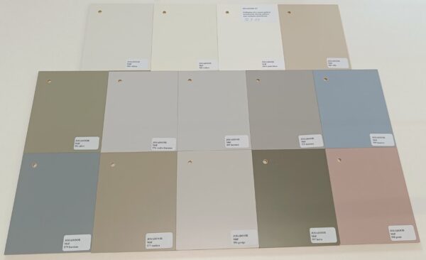 Mallipalat, maalatut sävyt