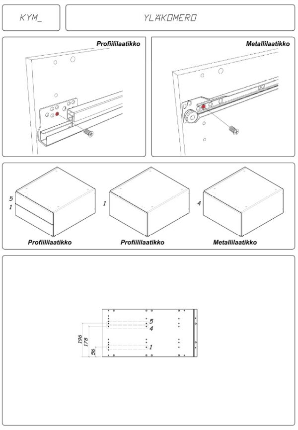 Matala yläkomero 280