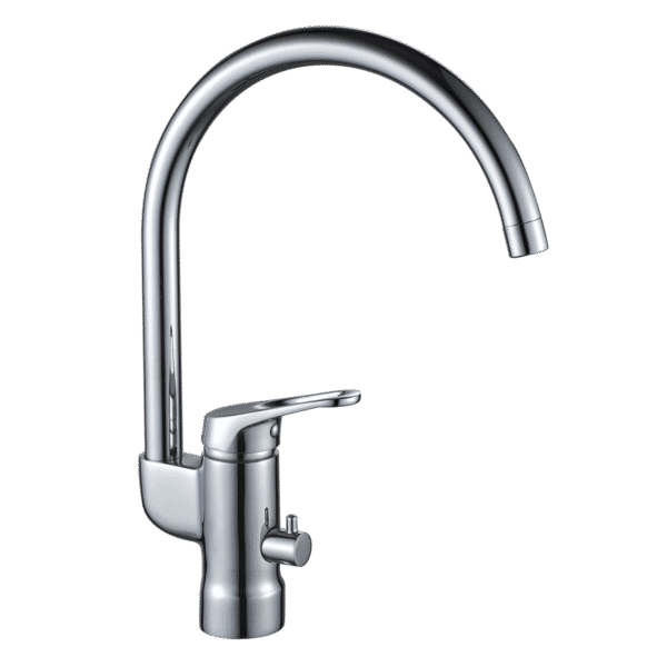 Flux Curvam keittiöhana, kromi