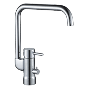 Flux Recta keittiöhana, kromi