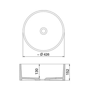 Lampi matta valumarmoriallas