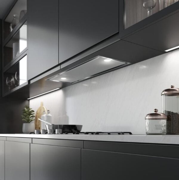 Esistyle Linear 530 liesituuletin, Valkoinen/RST