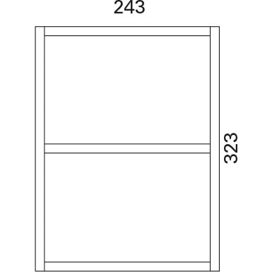images Lokerikko valkoinen 243x323x120