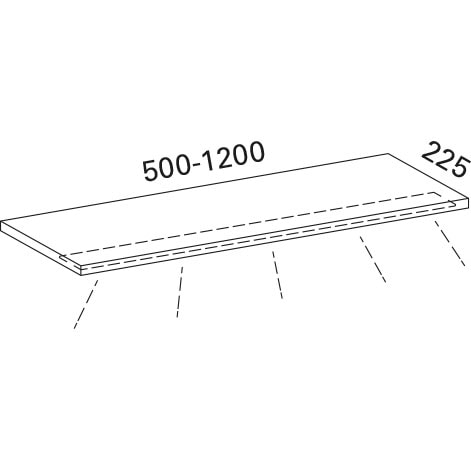 Luvia LED valolippa  500mm