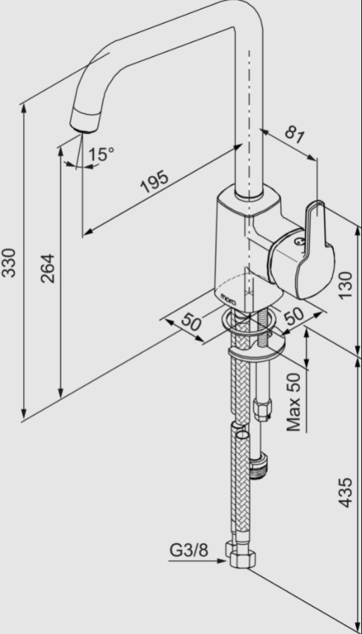 MORA LIONX KEITTIÖHANA PK-VENTTIILEIN (392150)
