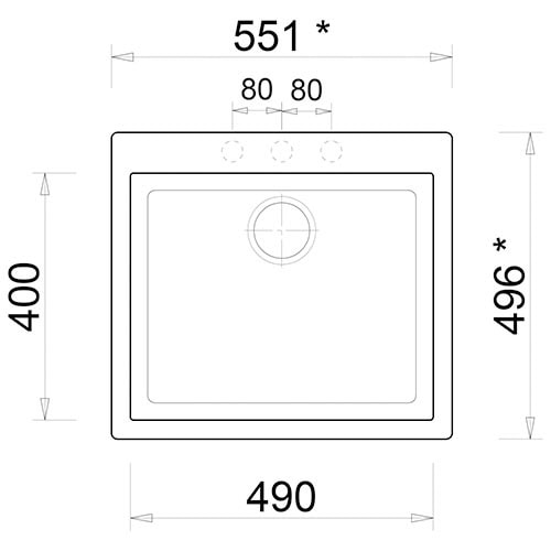 ONE56 Huullettu komposiittiallas, harmaa