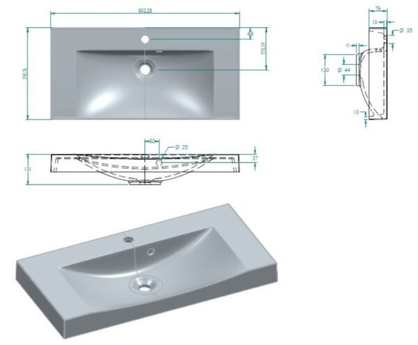 Ocean 800 valumarmoriallas